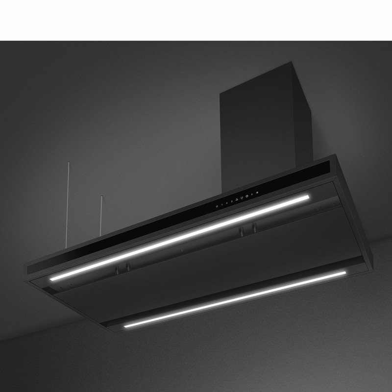 Campana Smeg KLTI12L4MB,  isla, Estetica