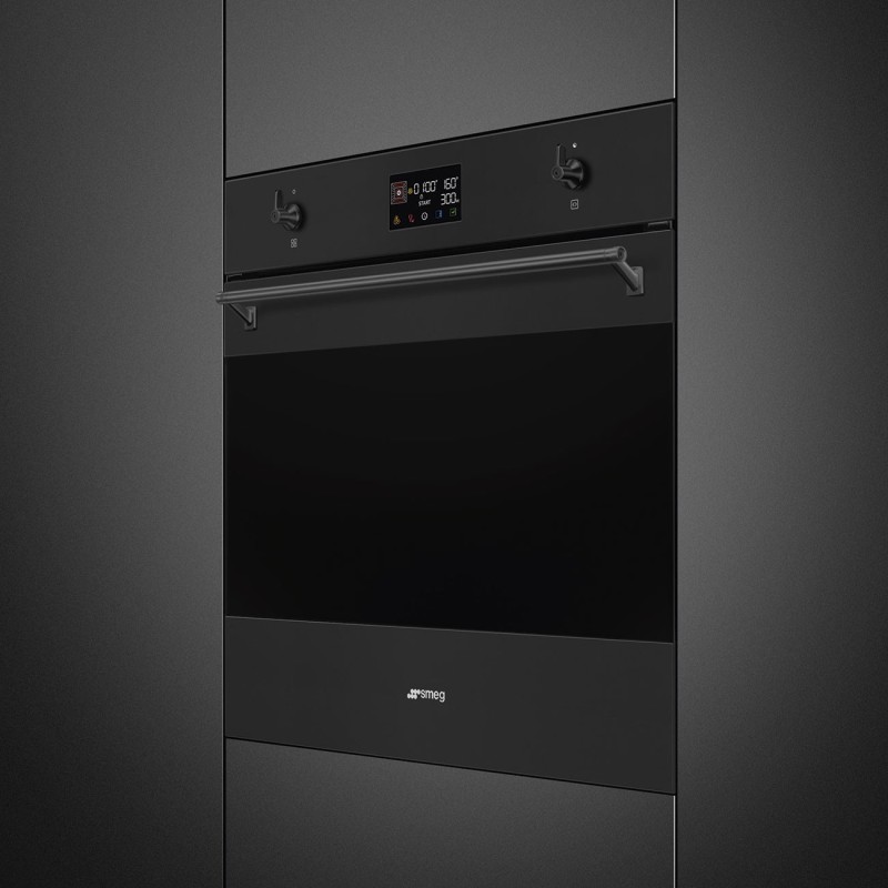 Horno + Micro Smeg SO6302M2N, 60 cm, Clá