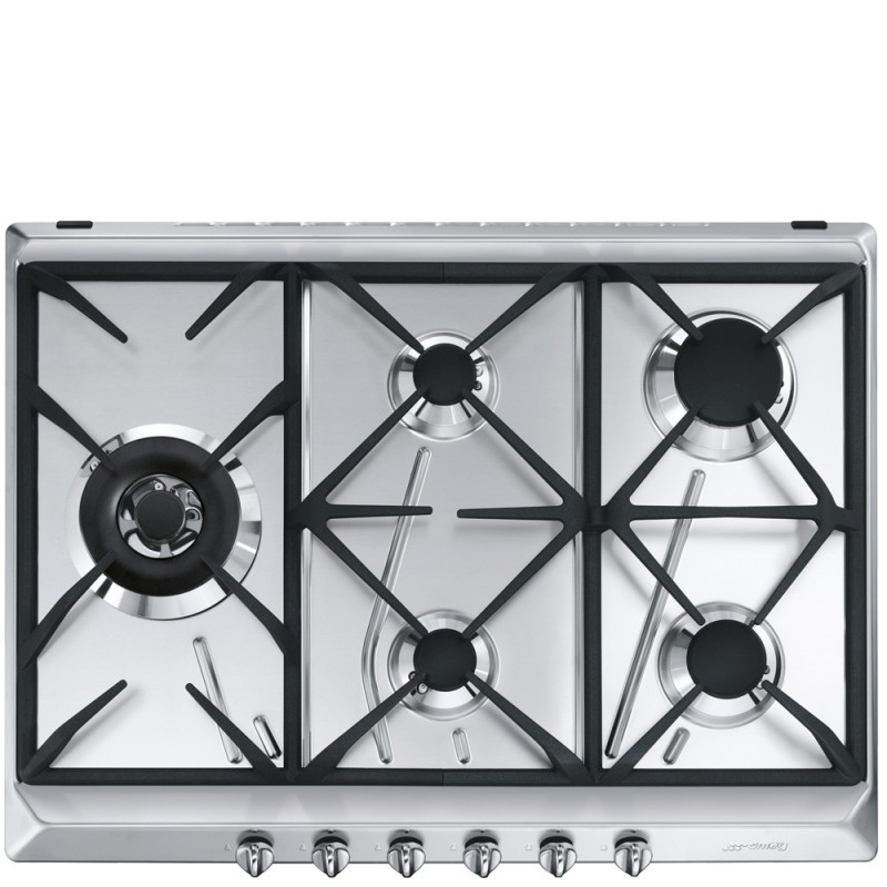 Placa Smeg SRV575GH5,  Gas, Estética Con