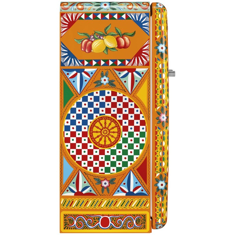 Frig 1p Smeg FAB28RDGC6, 50' Style, Vent