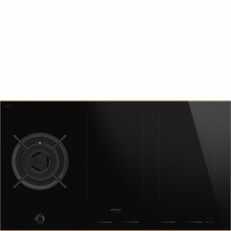 Placa mixta Smeg PM6954R,  90 cm Mixta N