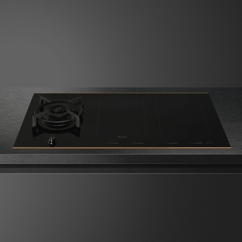 Placa mixta Smeg PM6954R,  90 cm Mixta N
