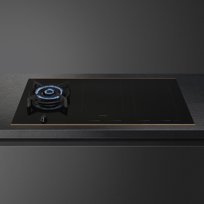 Placa mixta Smeg PM6954R,  90 cm Mixta N