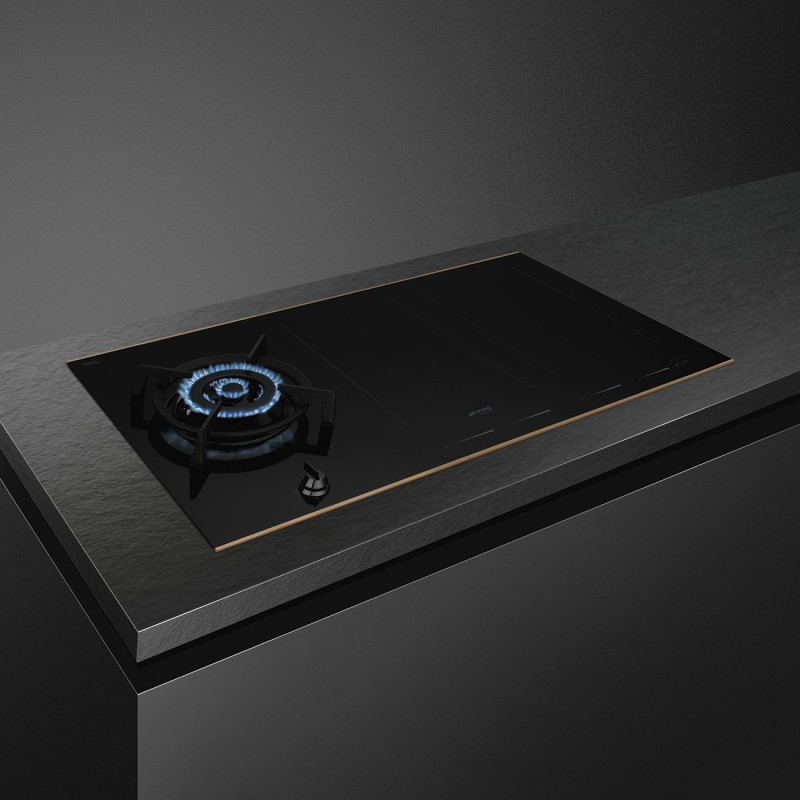 Placa mixta Smeg PM6954R,  90 cm Mixta N