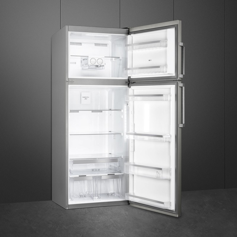 Frig 2p Smeg FD70EN4HX, 70 cm ancho, Lib