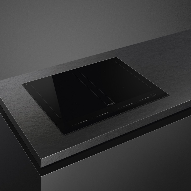 Induccion Smeg SIM1644D,  Negro, Negro, 