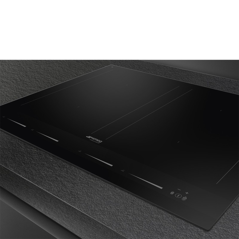 Induccion Smeg SIM1644D,  Negro, Negro, 