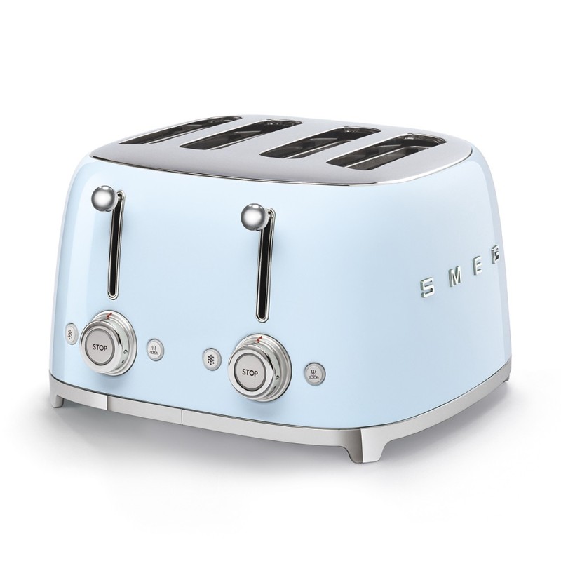 Tostador Smeg TSF03PBEU, 50' Style, Azul