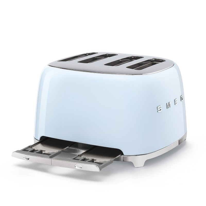 Tostador Smeg TSF03PBEU, 50' Style, Azul