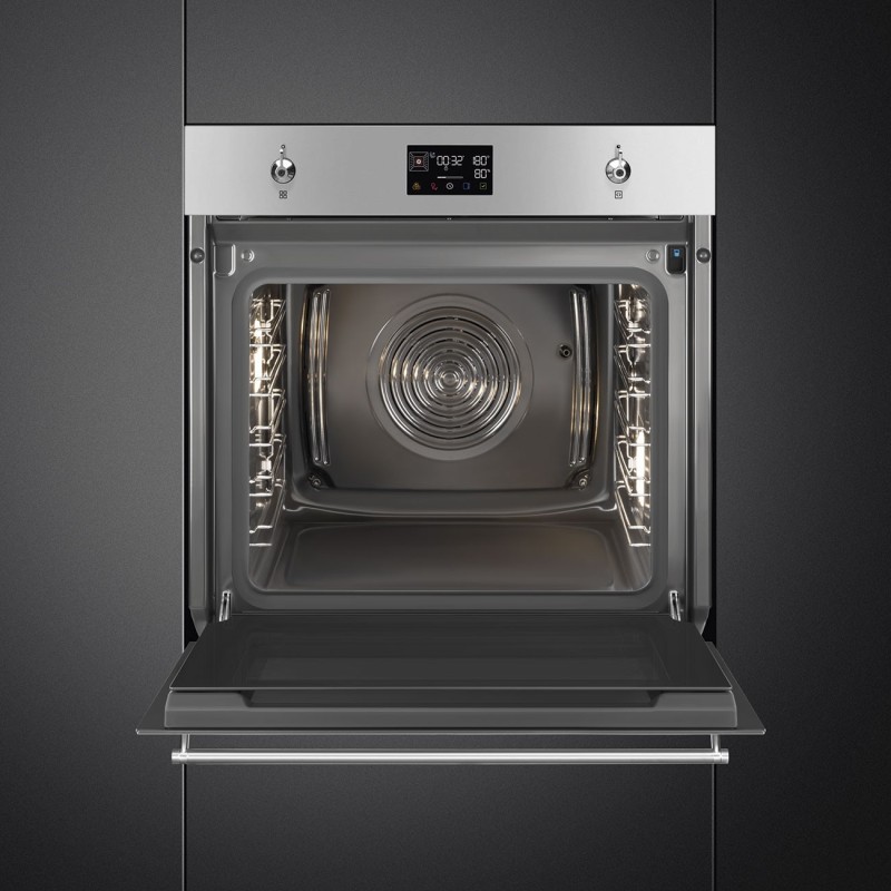 Horno Smeg SO6302S3PX, 60 cm, Clásica, A