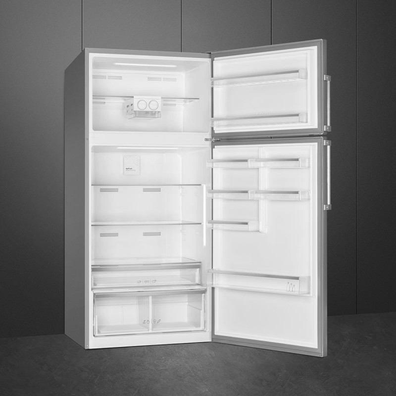 Frig 2p Smeg FD84EN4HX1, 84cm ancho, Lib