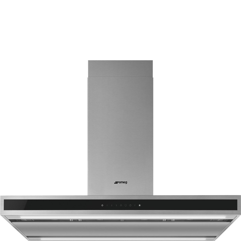 Campana Smeg KLTI9L4X,  isla, Estetica U