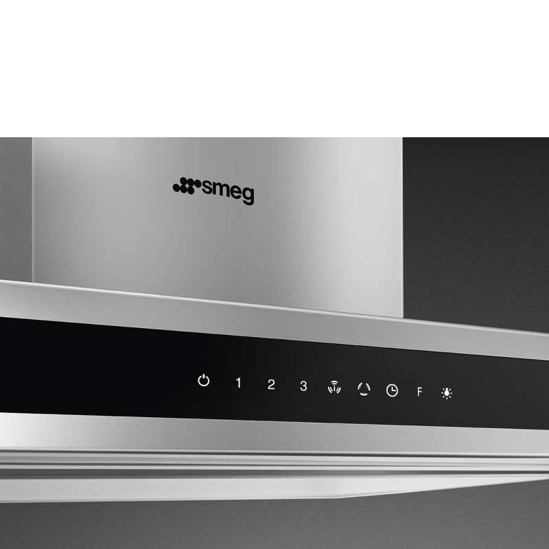 Campana Smeg KLTI9L4X,  isla, Estetica U