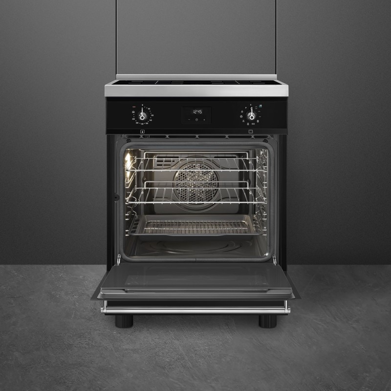 Cocina Smeg C6IPBLT2,  60x60 cm, Acero I