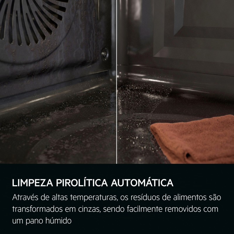 Horno AEG OU5PB40SM, 72 litros, Surround