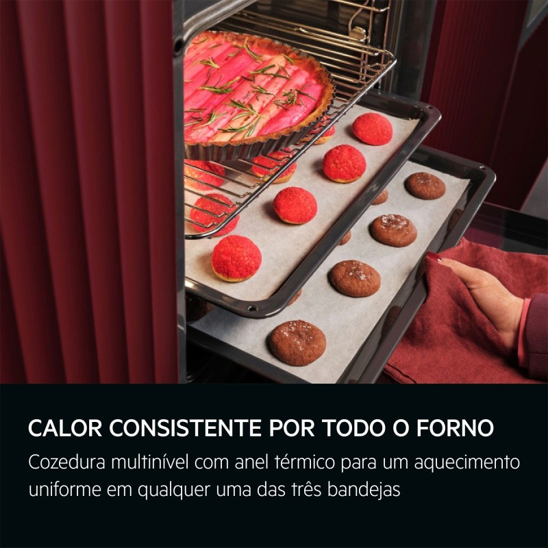 Horno AEG OU5PB40SM, 72 litros, Surround