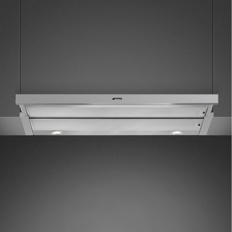 Campana Smeg KSET900XE,  Telescopica, Es