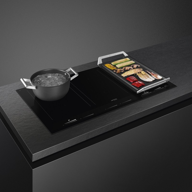 Induccion Smeg SIM1964D,  Negro, Negro, 