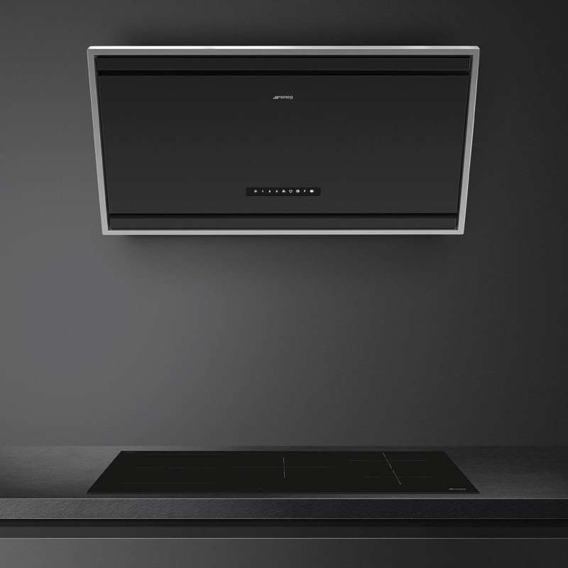 Campana Smeg KV394MB,  Inclinada, Estéti