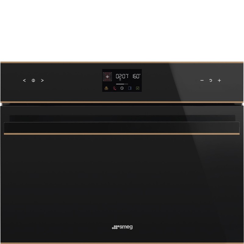 Horno + Micro Smeg SO4602M1NR, Compacto 