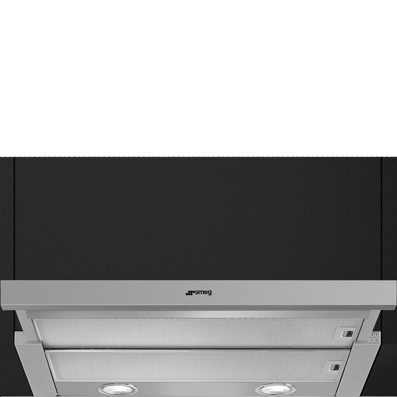 Campana Smeg KSET666XE,  Telescopica, Es