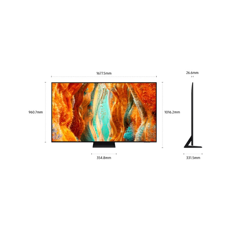 MINI LED 75 Samsung TQ75QN70FAUXXC, UHD 