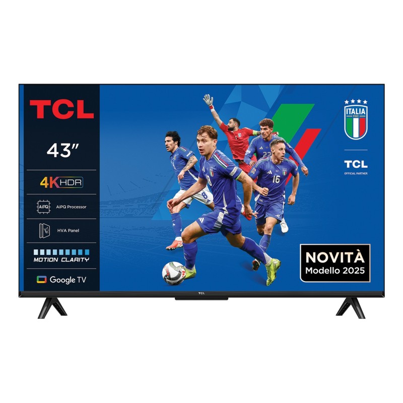 Led TCL 43P6K, 4K HDR, Procesador AIPQ, Dolby audi