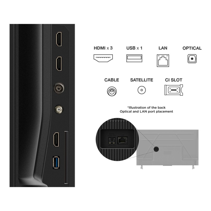 Led TCL 43P6K, 4K HDR, Procesador AIPQ, Dolby audi