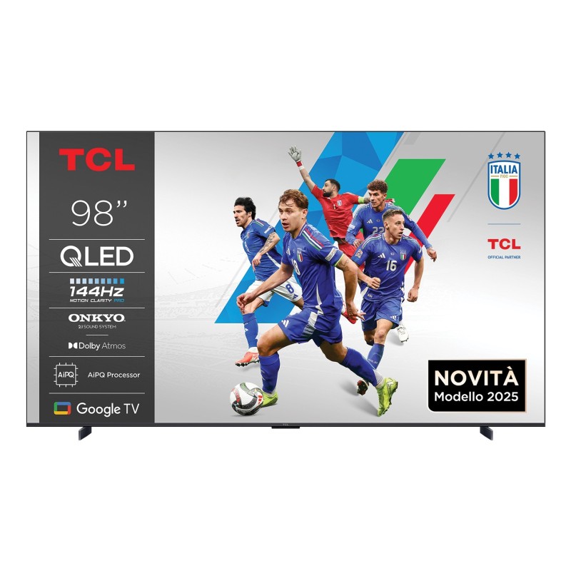 Qled PRO TCL 98P8K, 4K HDR, Procesador AIPQ, Dolby