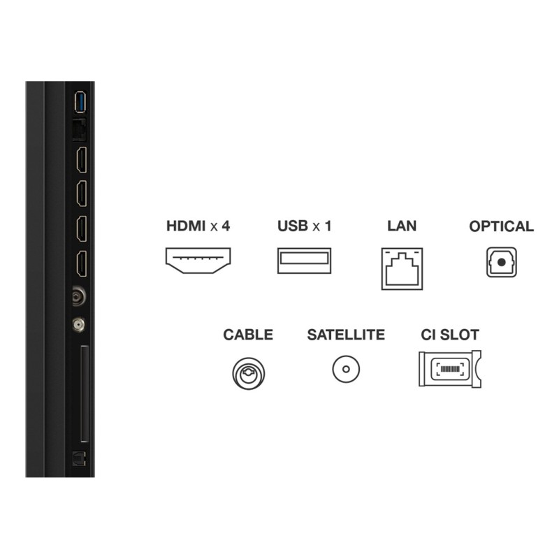 Qled PRO TCL 98P8K, 4K HDR, Procesador AIPQ, Dolby