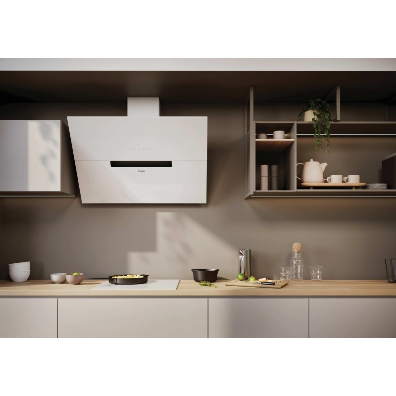 Campana Haier HADG9CBS4WWIFI, A, Cristal Blanco, L