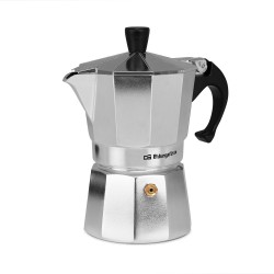 Cafetera Orbegozo KF300, 3 tazas, alumin