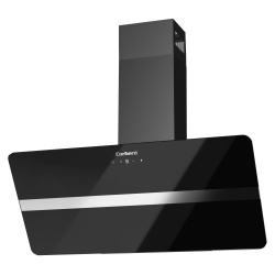 Campana decorativa Corbero VICTORIA960B 90 cm Cristal Negro 3 velocidades