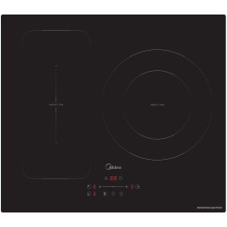 Placa de inducción Midea MIH740T279K0 60 cm Cristal negro 7400W