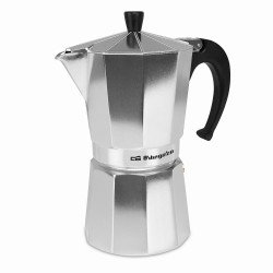 Cafetera inox Orbegozo KF900A, 9 tazas,
