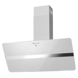 Campana decorativa Corbero VICTORIA960W 90 cm Cristal Blanco 3 velocidades