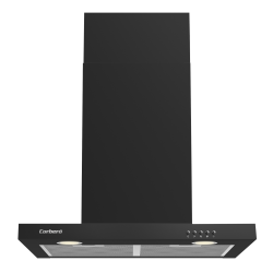 Campana decorativa Corbero VOSTOK660B 60 cm Negro 3 velocidades