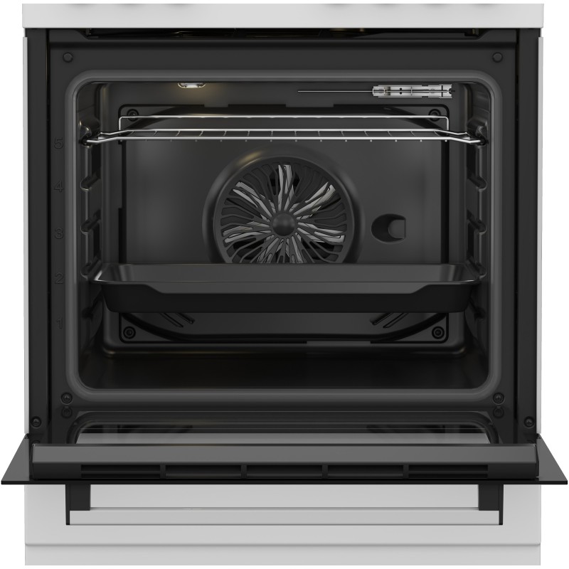 Cocina Beko FBE62120WD, Gas & Horno Eléc