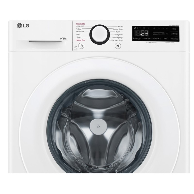 Lavaseca LG F4DR5009A3W, vapor 9 6 kg 14