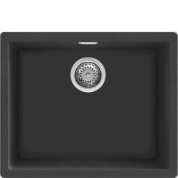 Fregadero Smeg VZP56N,  granito, 1 cubet