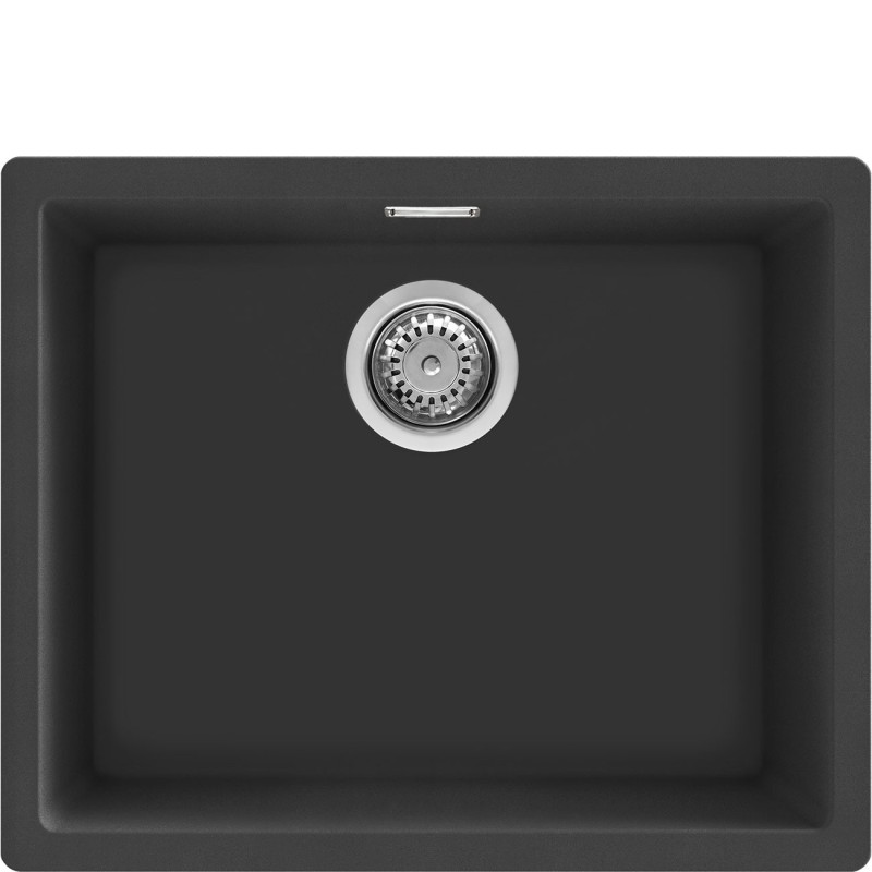 Fregadero Smeg VZP56N, granito, 1 cubet