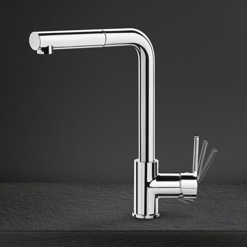 Grifo Smeg MID1CR, Monomando, Caño Extra