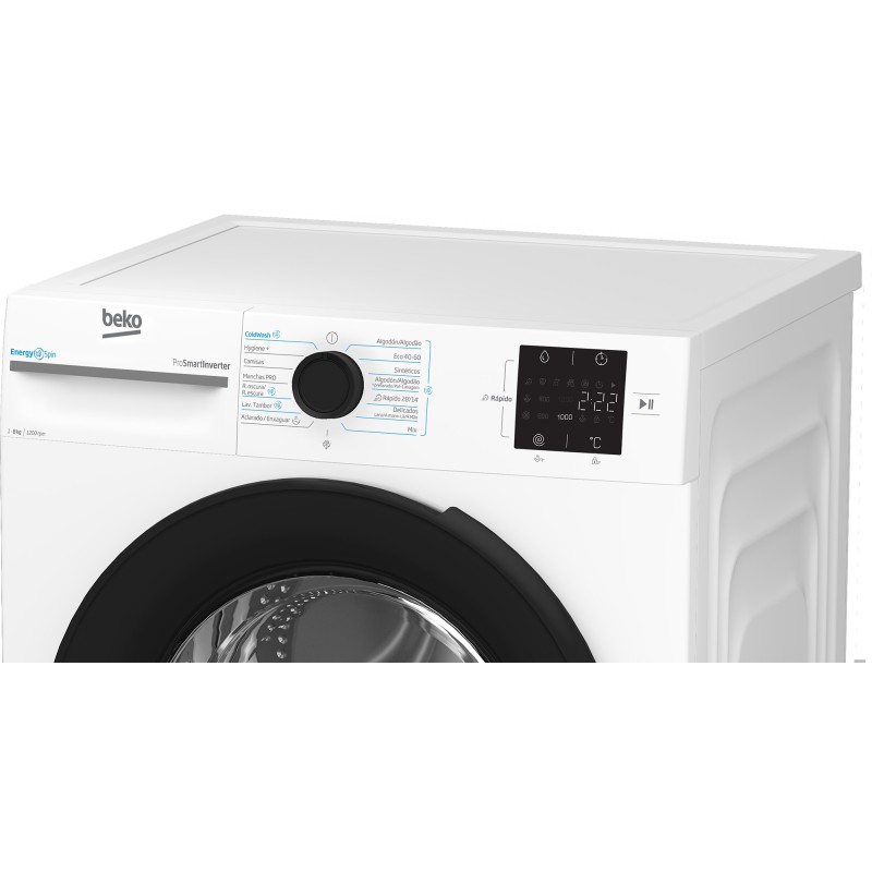 Lavadora Beko BM3WFT3821WB, Prosmart 10A