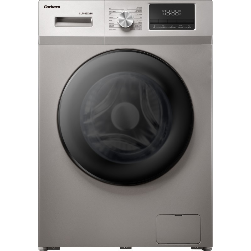 Lavadora Corbero CLT805XVIN, Carga Front