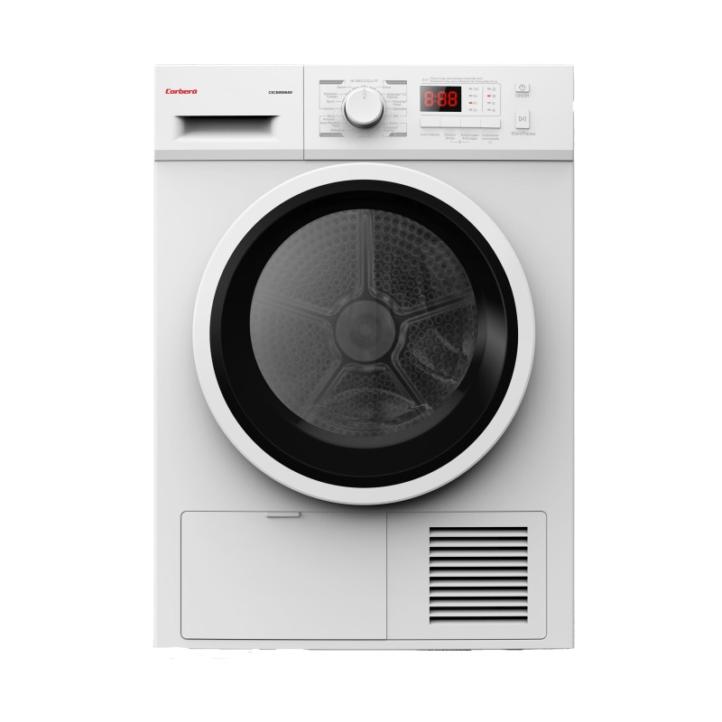 Secadora Corbero CSCEM8084W, Carga Front