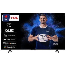 Qled TCL 75PT7K, 4K HDR, Procesador AIPQ, Dolby au