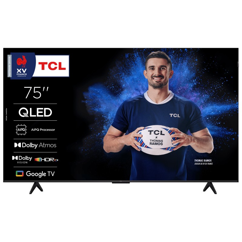 Qled TCL 75PT7K, 4K HDR, Procesador AIPQ, Dolby au