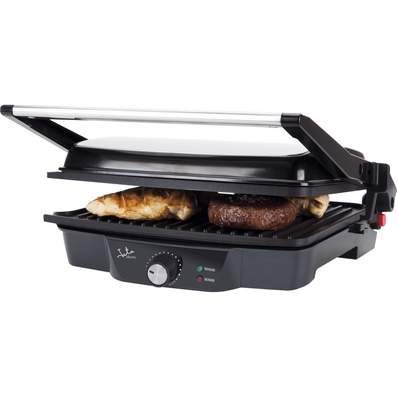 Grill JATA GR594,  DOBLE “INOX” . Sistem