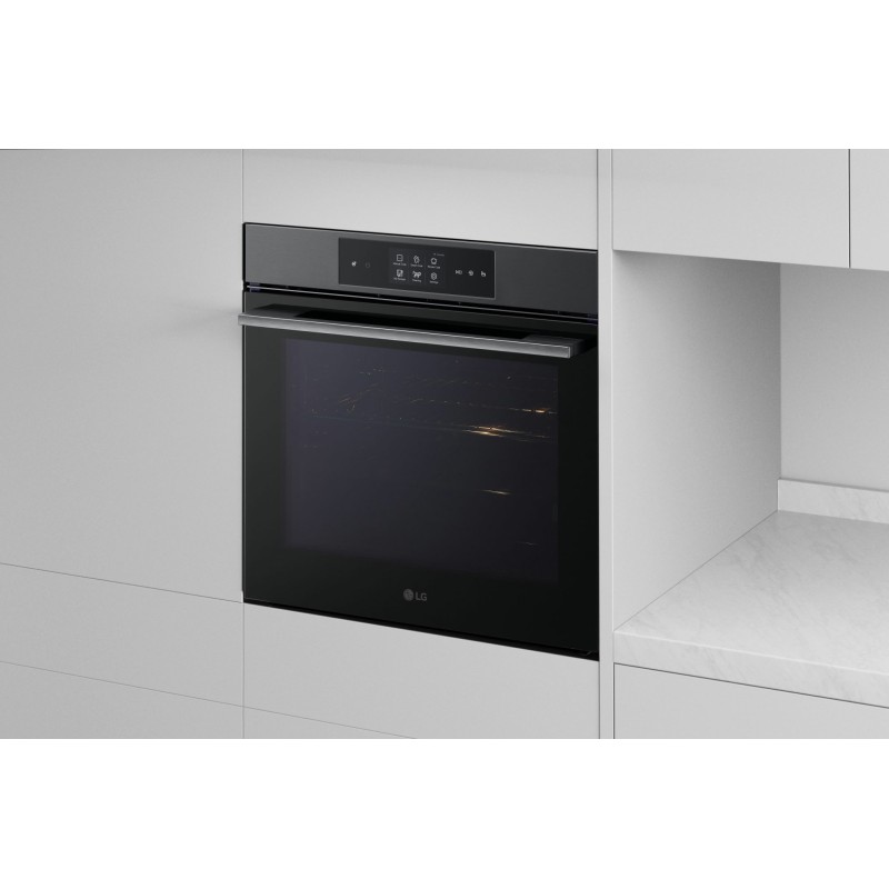 Horno LG WSED7665B, A++ , Acero negro, v