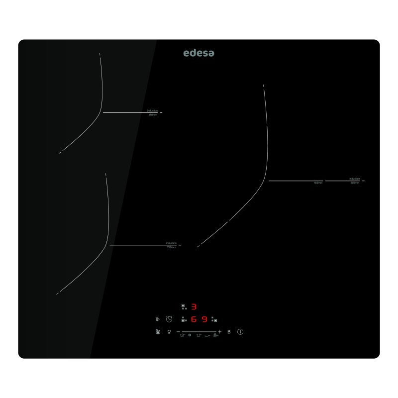 Induccion Edesa EIS6330RBKC, con biselad